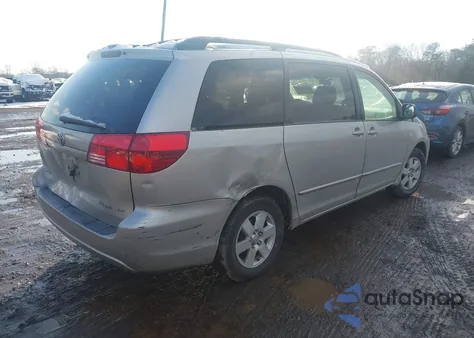 2004 Toyota Sienna Le из США, поврежденный, VIN 5TDZA23CX4S097510